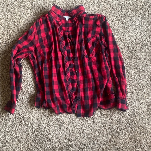 Red flannel ￼ - Picture 1 of 3